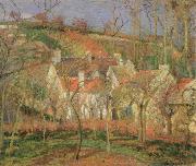 the red roofs Camille Pissarro